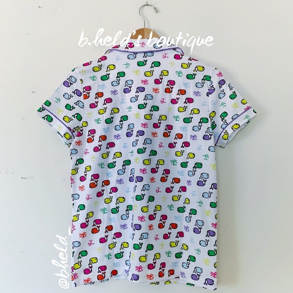 Roller Rabbit Moby Paradise Polo Pajamas in Multi Size Small S Brand New NWT - Picture 8 of 16